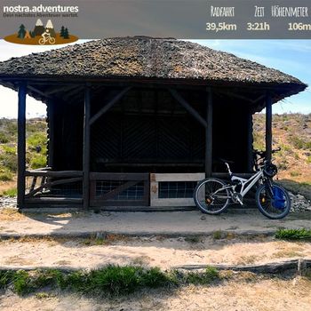 sonnengeschützter Pausenplatz in den Maasduinen