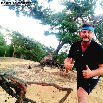 Trail an Sand Longrun am de Witte Berg