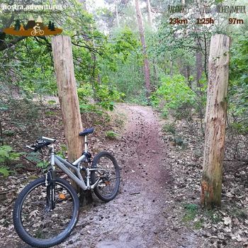 Auf der heutigen Mountainbike Tour wollte ich noch mal neuen Teilabschnitt der MTB-Strecke abfahren.