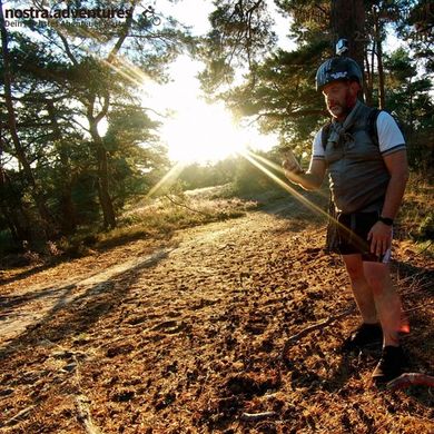 Mountainbiken in de Hamert in Richtung Wellerlooi