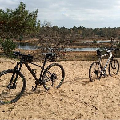 MTB-Tour mit Gastbiker im April am de Witte Berg