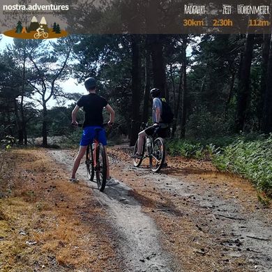 MTB-Strecke mit viel Gelände Anteil. Von Walbeck-Geldern aus gestartet.