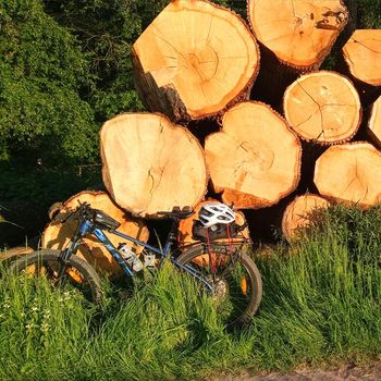 Erste Trinkpause nach 15km. Kurz bevor die ersten Trails gefahren werden