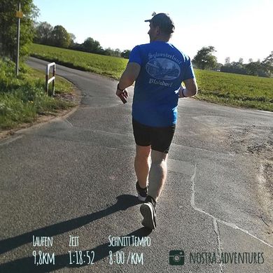 Zweiter Longrun heute in Begleitung der Tochter