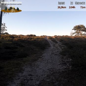 Mountainbiken durch die Maasduinen in Varstgroed