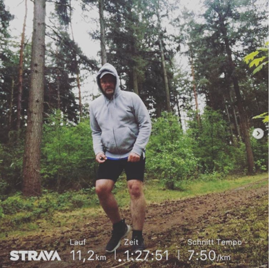 4. Longrun durch das Waldgebiet in Nord-Niderrhein in Lingsfort