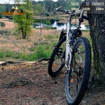 Mittlerweile mountainbiken wir ziemlich oft in Richtung de Witte Berg