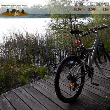 Mountainbiken am Nierskanal